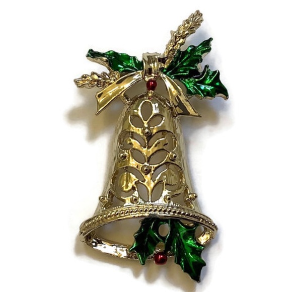 Jewelry - Christmas Bell Brooch